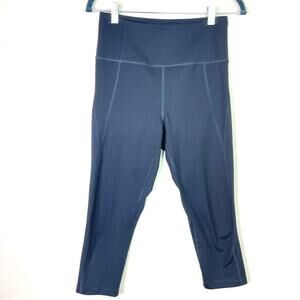 Girlfriend collective | Blue Leggings Athletic Cropped Pants Medium